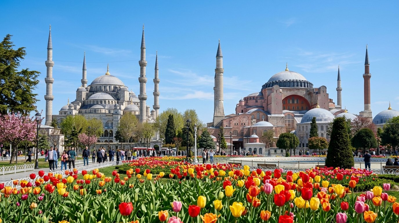 Majestic Islamic heritage architecture and historic domes